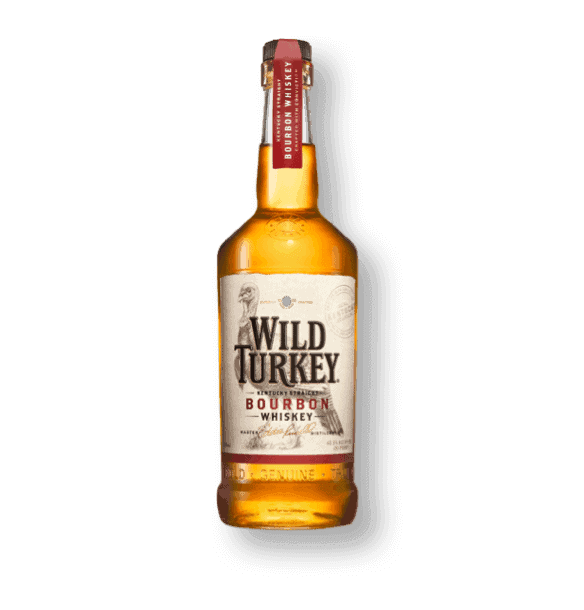 Wild Turkey Bourbon whiskey bottle