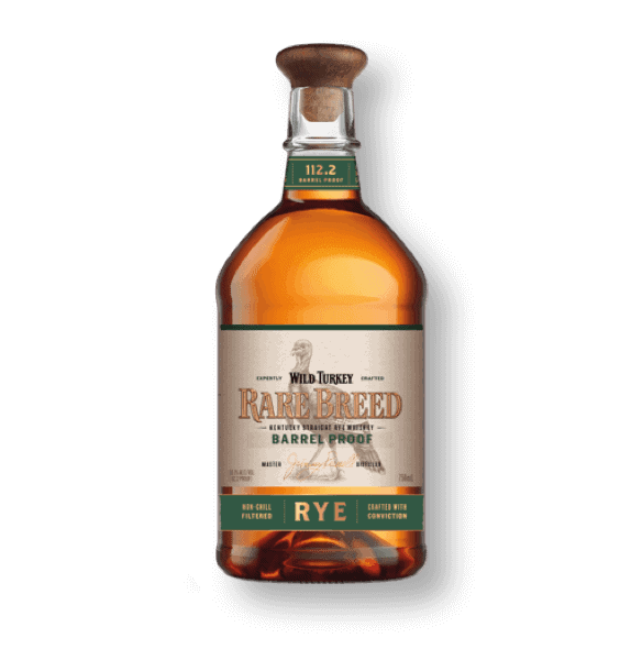 Rare Breed Rye whiskey bottle