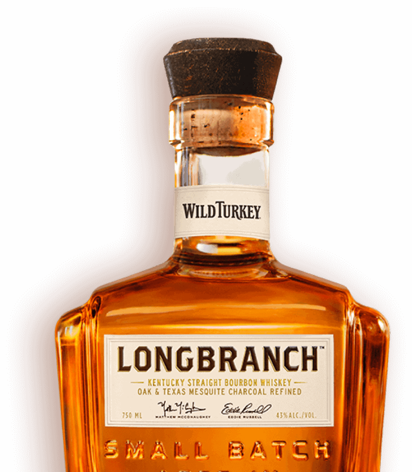 Wild Turkey 101 bourbon whiskey in a bottle